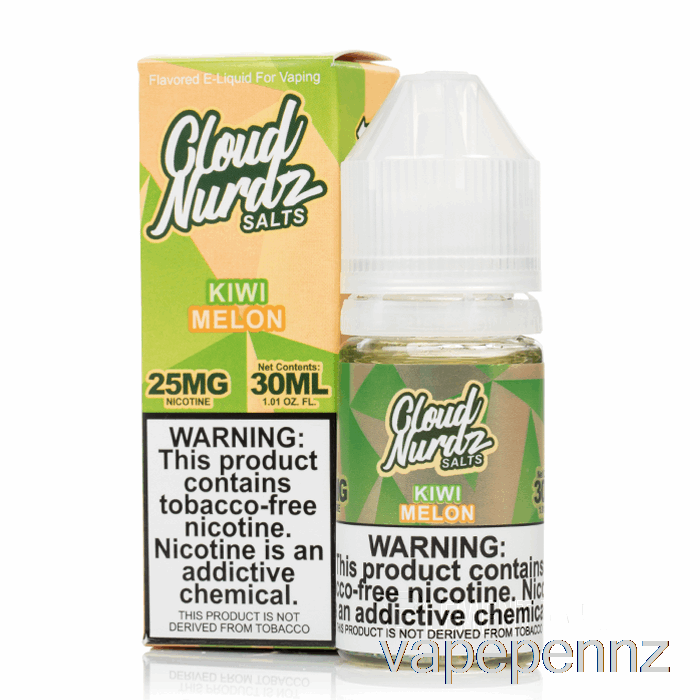 Kiwi Melon - Cloud Nurdz Salts - 30mL 50mg VAPE NZ